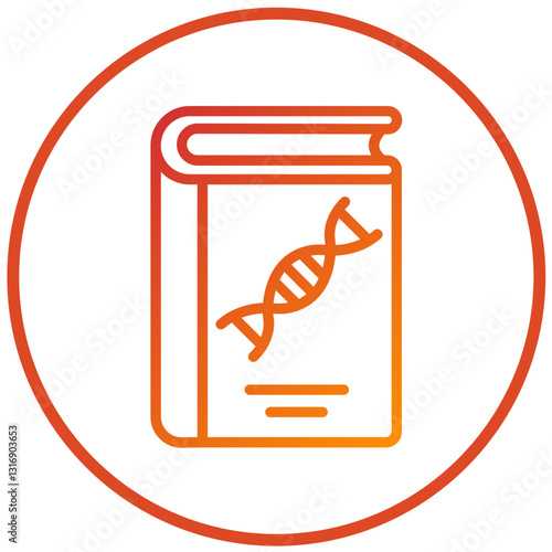 Vector Design Literary Science Icon Style