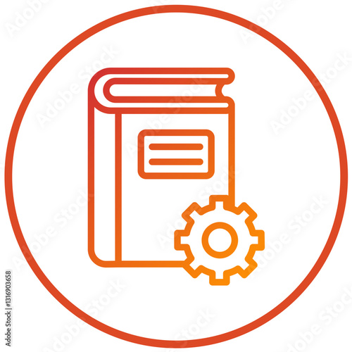 Vector Design Literary Theory Icon Style