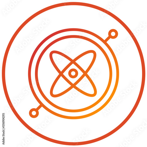 Vector Design Gyro Icon Style