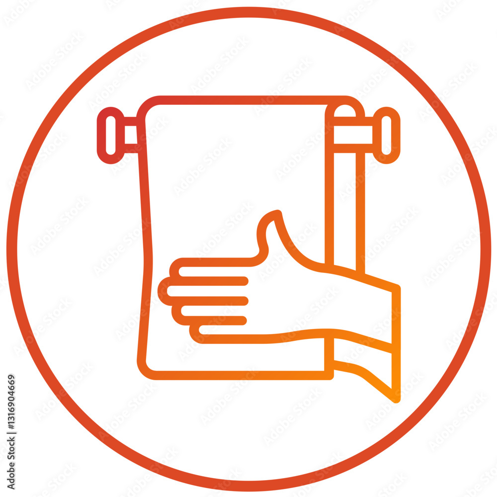 Vector Design Hand Towel Icon Style Vector Design Hand Towel Icon Style