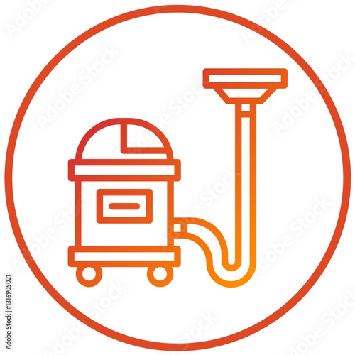 Vector Design Vacuum Interior Icon Style