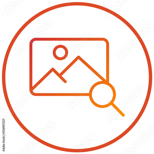Vector Design Search Image Icon Style