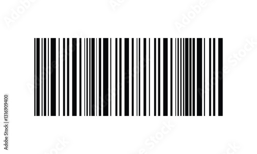 Barcode vector icon or bar code scan label for product price tag. trendy bar code for web icon. Easily editable