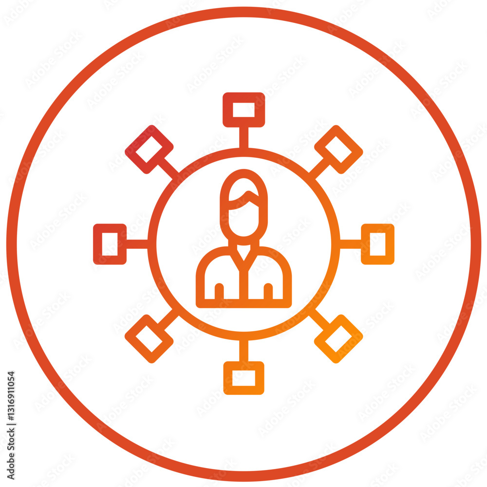 Vector Design Affiliate Marketing Icon Style Vector Design Affiliate Marketing Icon Style