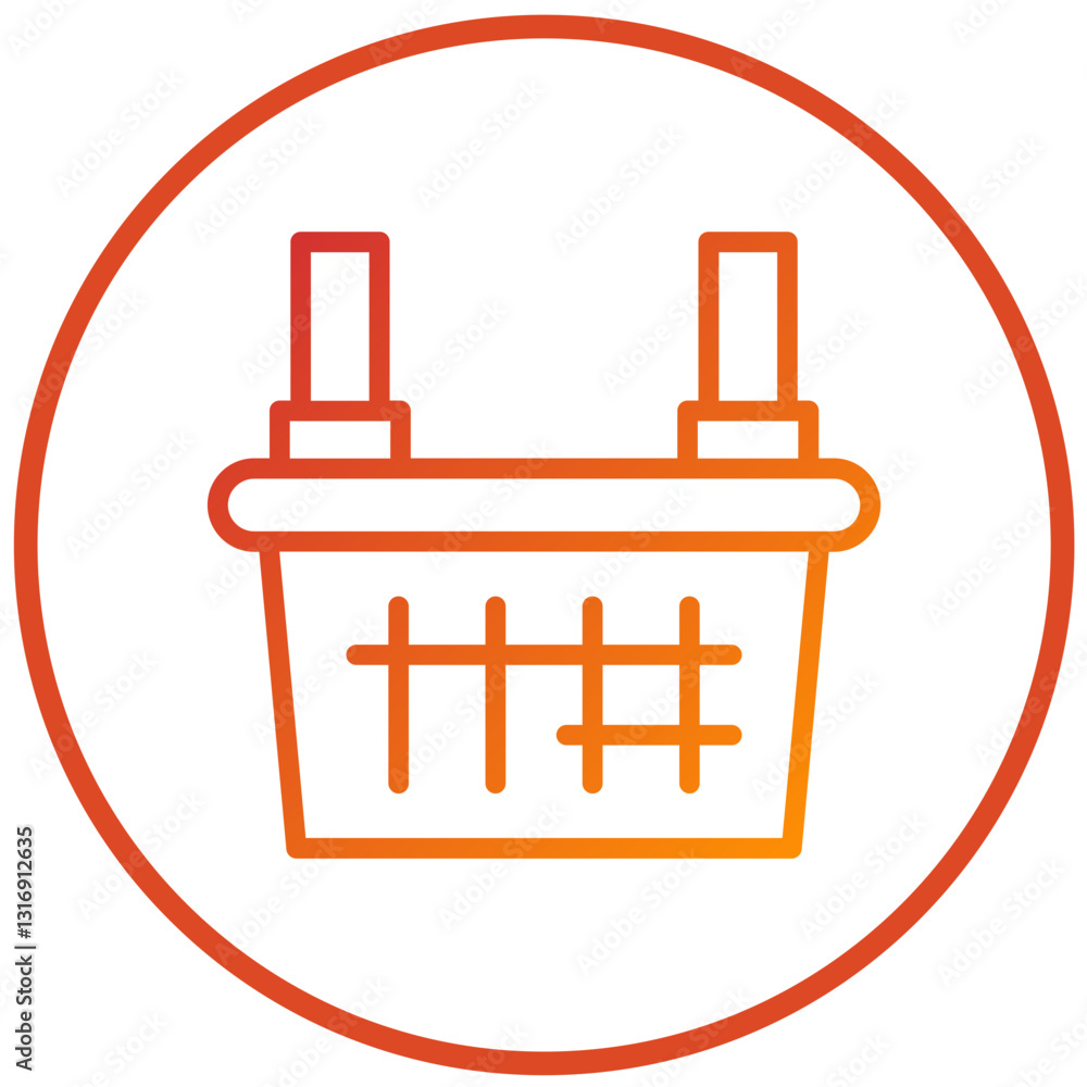 Vector Design Basket Icon Style Vector Design Basket Icon Style