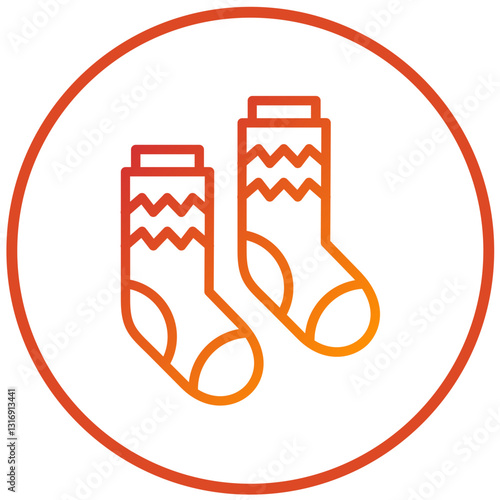 Vector Design Socks Icon Style