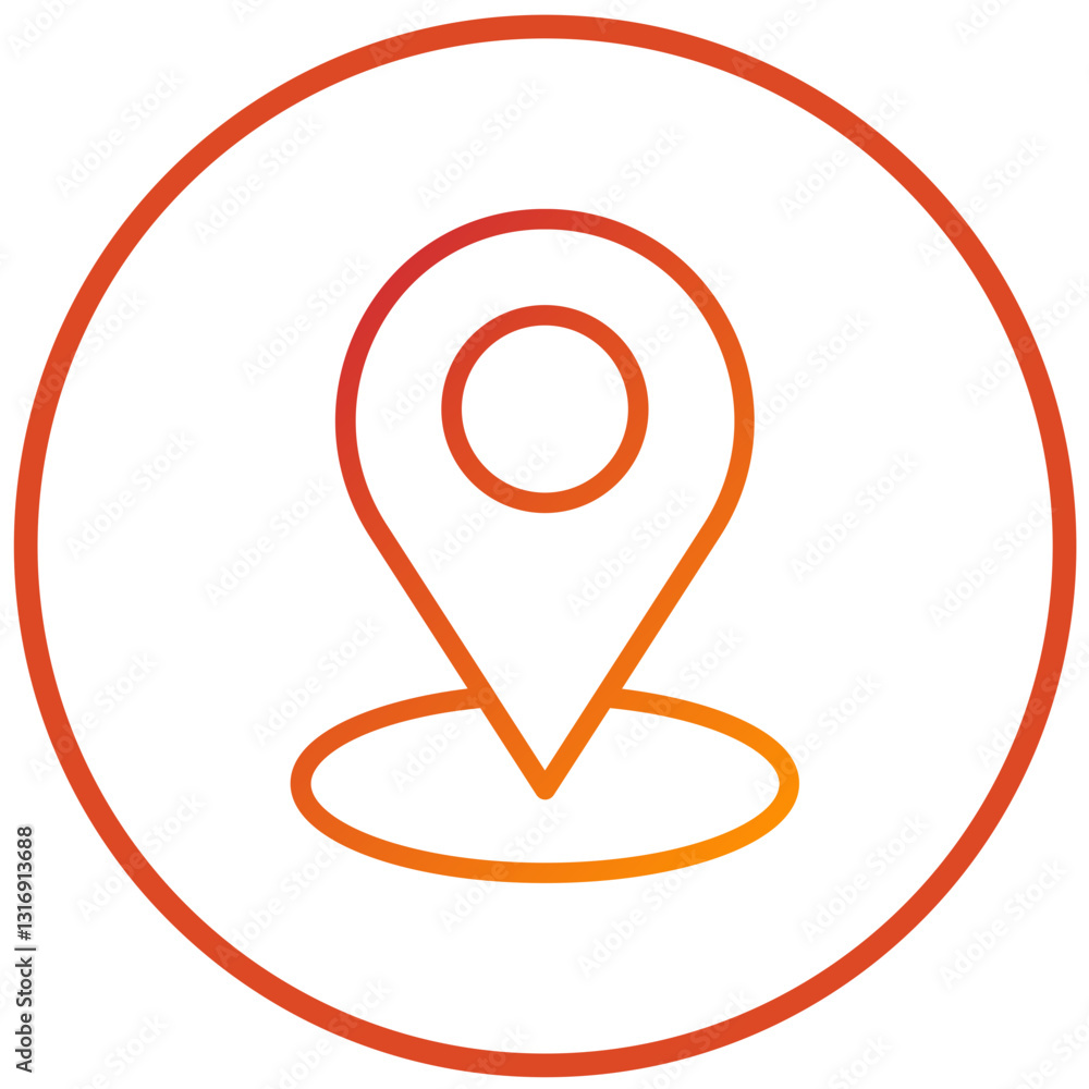 Vector Design Location Icon Style Vector Design Location Icon Style