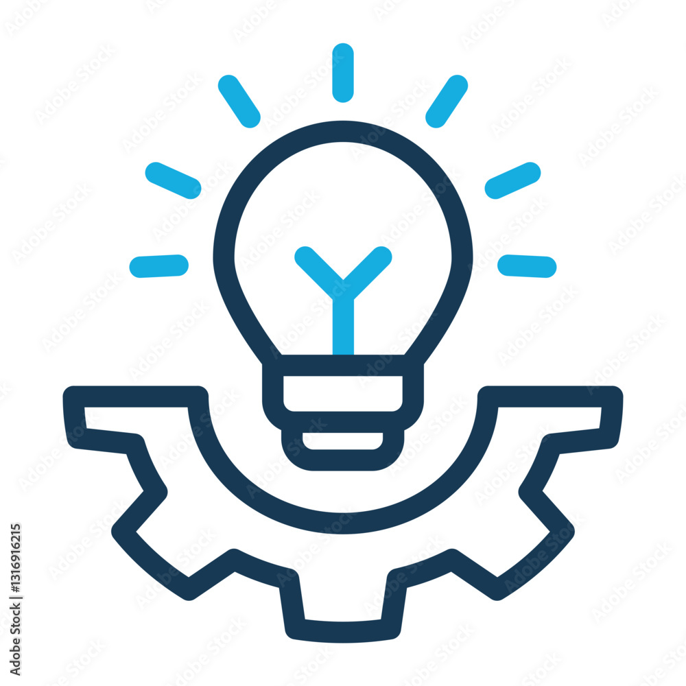 Innovation Icon - Line Color - Business Value Themes Innovation Icon - Line Color - Business Value Themes