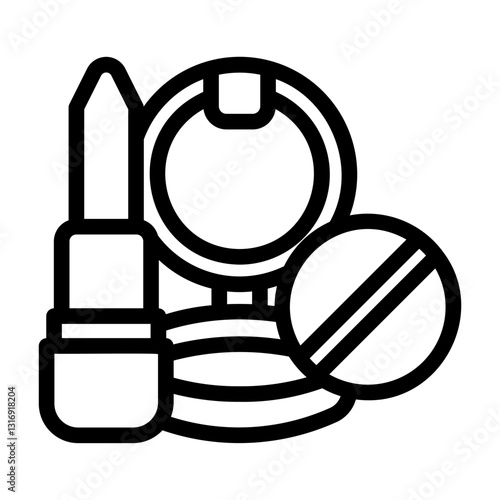 icons related to beauty salons, makeup, preening, and women