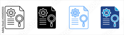 Accuracy Icon Set Multiple Style Collection
