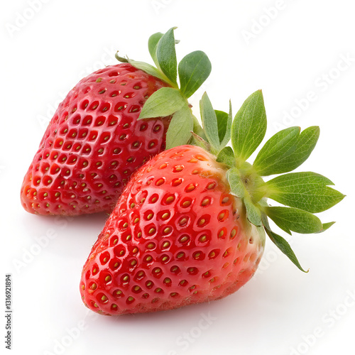 strawberry isolated on white