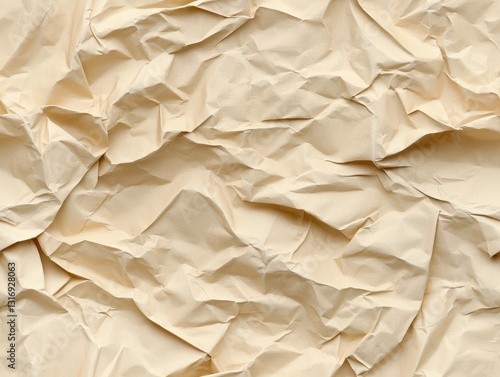 Wallpaper Mural Crumpled Texture of Beige Paper for Background or Design Use Torontodigital.ca