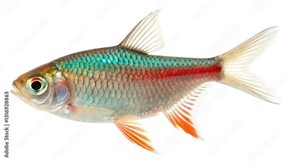 Fototapeta premium Tetra fish isolated on white background