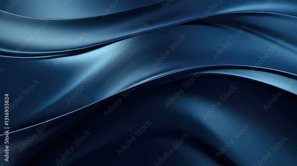 Fototapeta premium shiny dark blue metal background