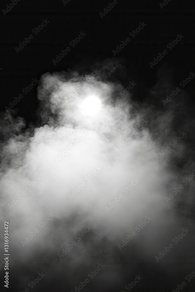 Ethereal mist rising into the dark sky creating a mysterious and atmospheric scene evoking a sense of wonder and intrigue with a monochromatic palette Ethereal mist rising into the dark sky creating a mysterious and atmospheric scene evoking a sense of wonder and intrigue with a monochromatic palette