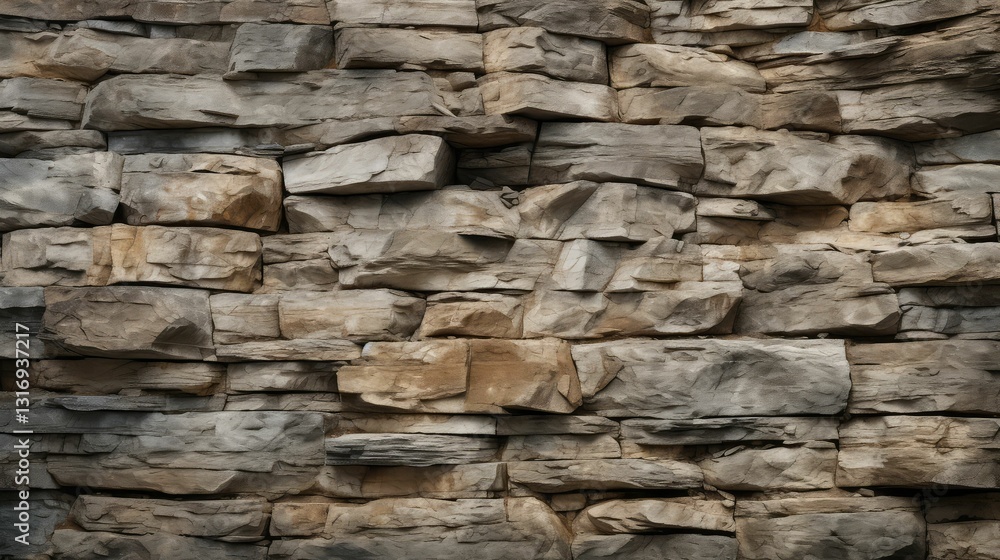 Fototapeta premium jagged rock wall texture