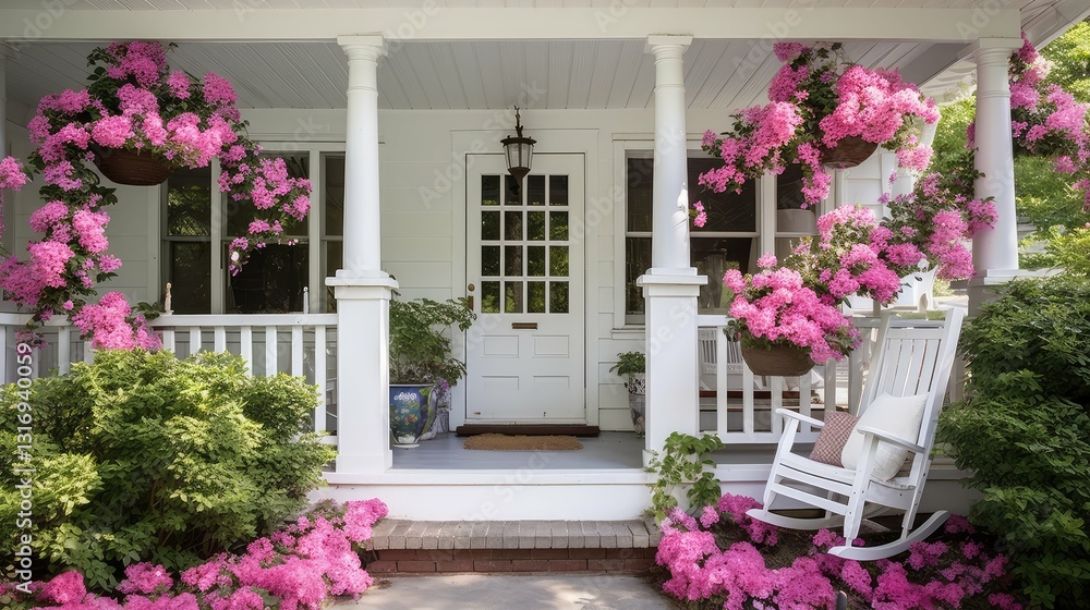 Obraz premium decor spring curb appeal