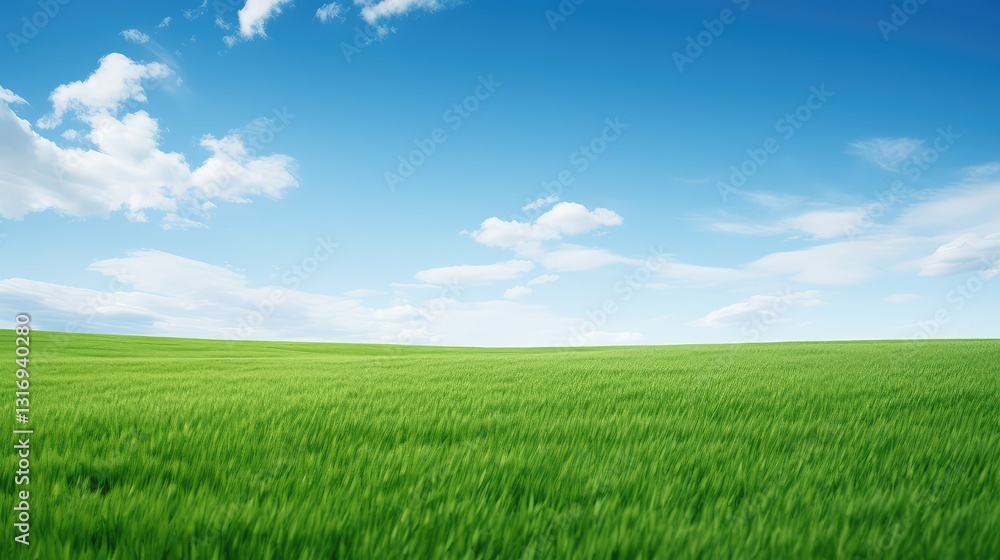 sky green grass on white sky green grass on white
