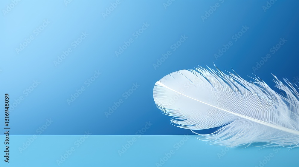 Obraz premium soft clean blue background