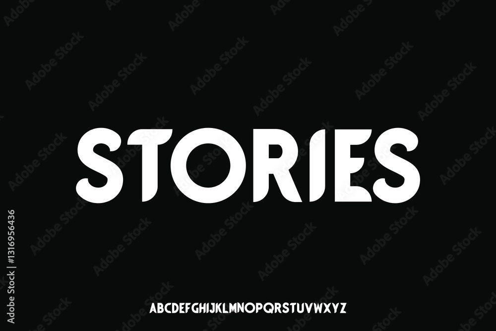 Display alphabet font vector design suitable for headline, poster, logo, magazine and many more Display alphabet font vector design suitable for headline, poster, logo, magazine and many more
