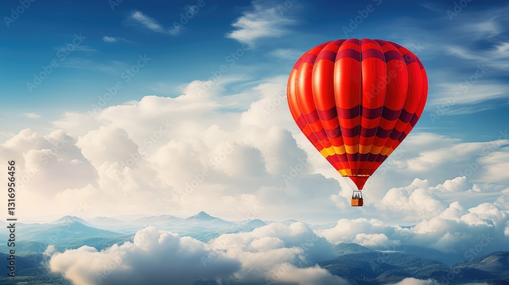 Naklejka premium adventure heat red