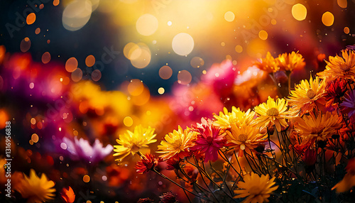 Abstract landscape, tenderness and warmth of nature, wallpaper