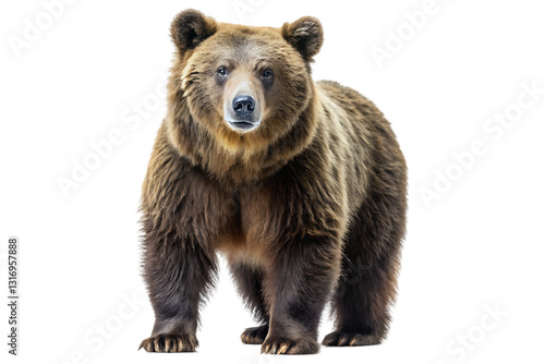 Wallpaper Mural brown bear isolated with transparent background Torontodigital.ca