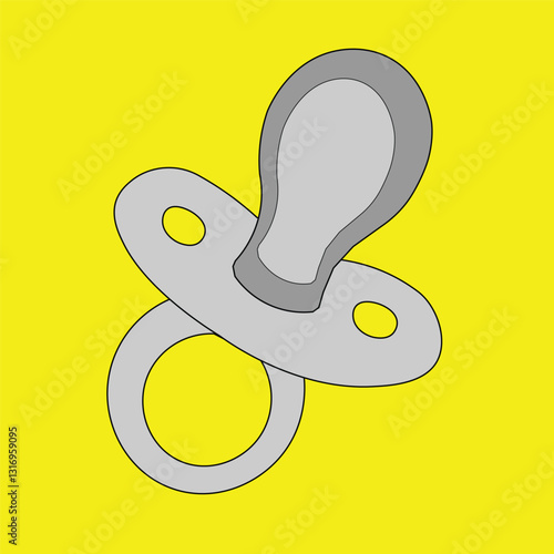 baby pacifier vector, baby pacifier vector illustration