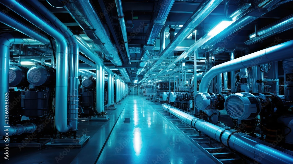 Fototapeta premium liquid data center cooling