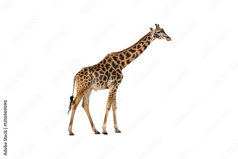 Naklejka premium Stunning Giraffe PNG Clipart – High-Resolution Transparent Artwork
