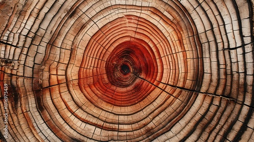 Wallpaper Mural rings tree core Torontodigital.ca