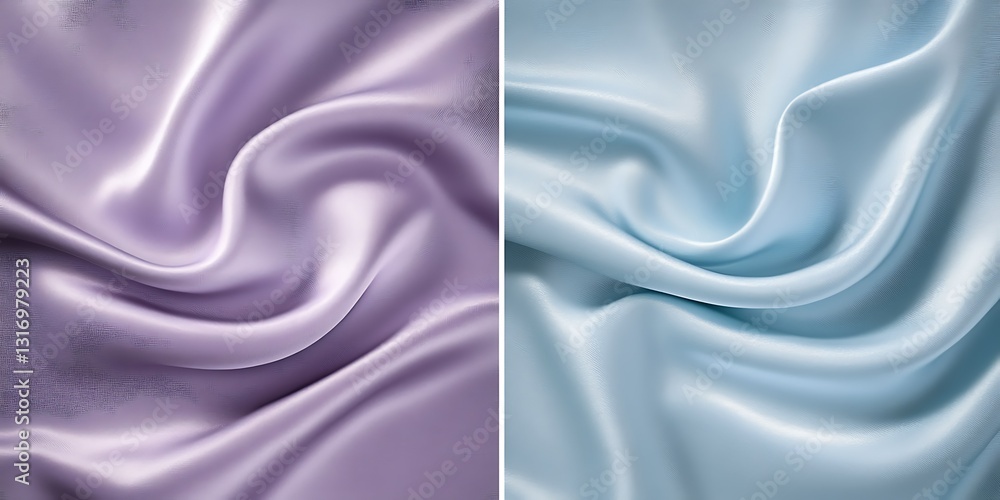 Obraz premium Draped pastel fabrics, soft texture