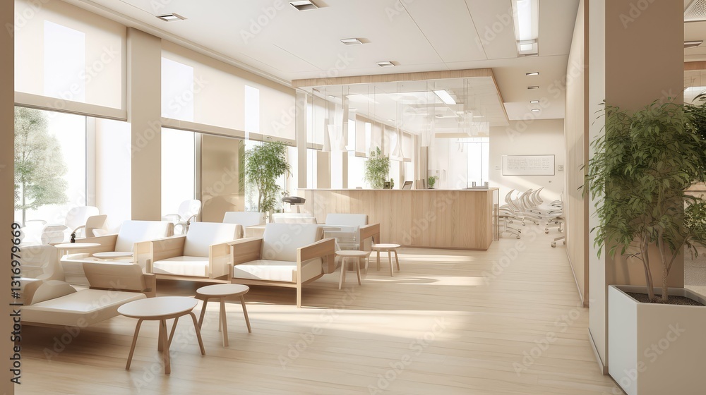 Fototapeta premium television dentist office reception