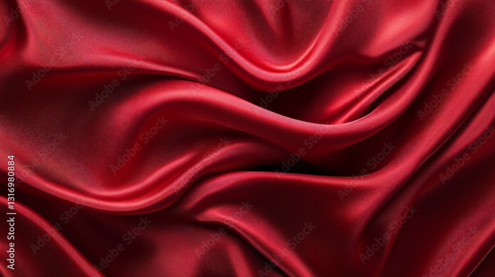 Fototapeta premium Abstract Luxury Cloth: Wavy Green Folds for Creative Design Projects