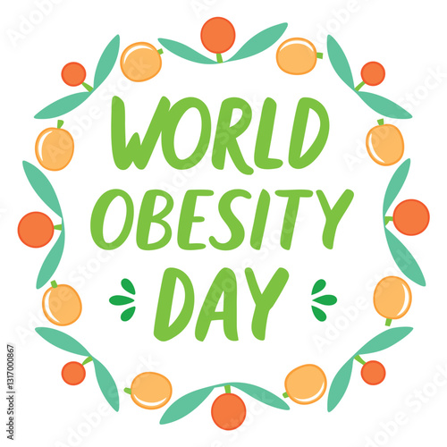 World obesity day nature-inspired-typography.