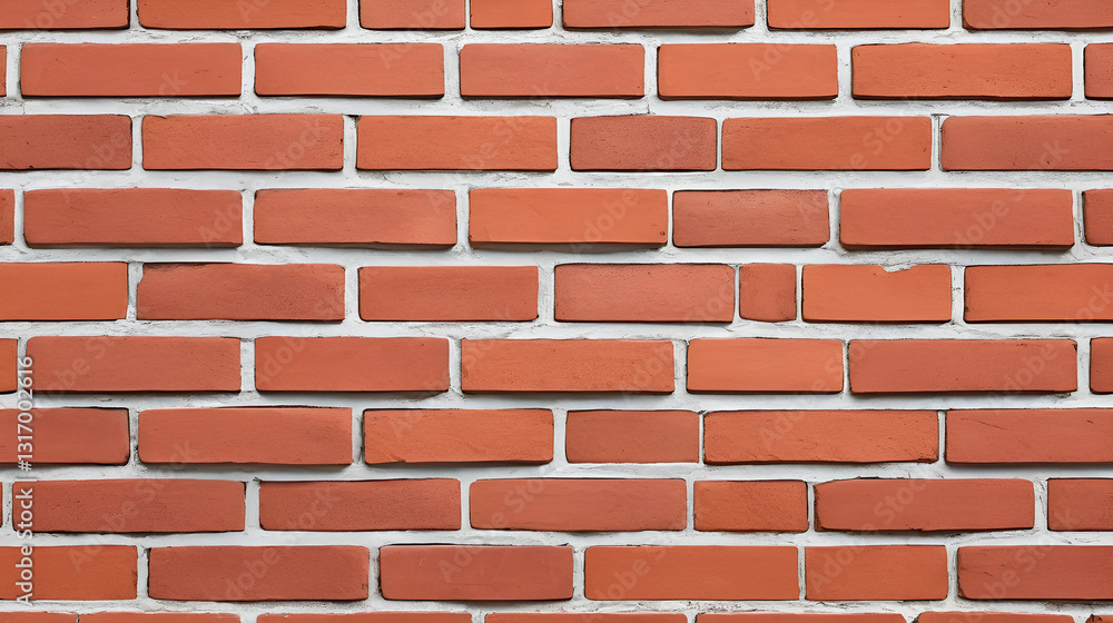 Red brick wall pattern seamless background. Red brick wall pattern seamless background.