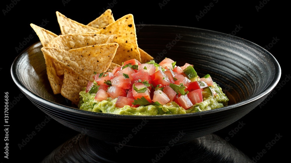 Spicy Guacamole with Tortilla Chips Spicy Guacamole with Tortilla Chips