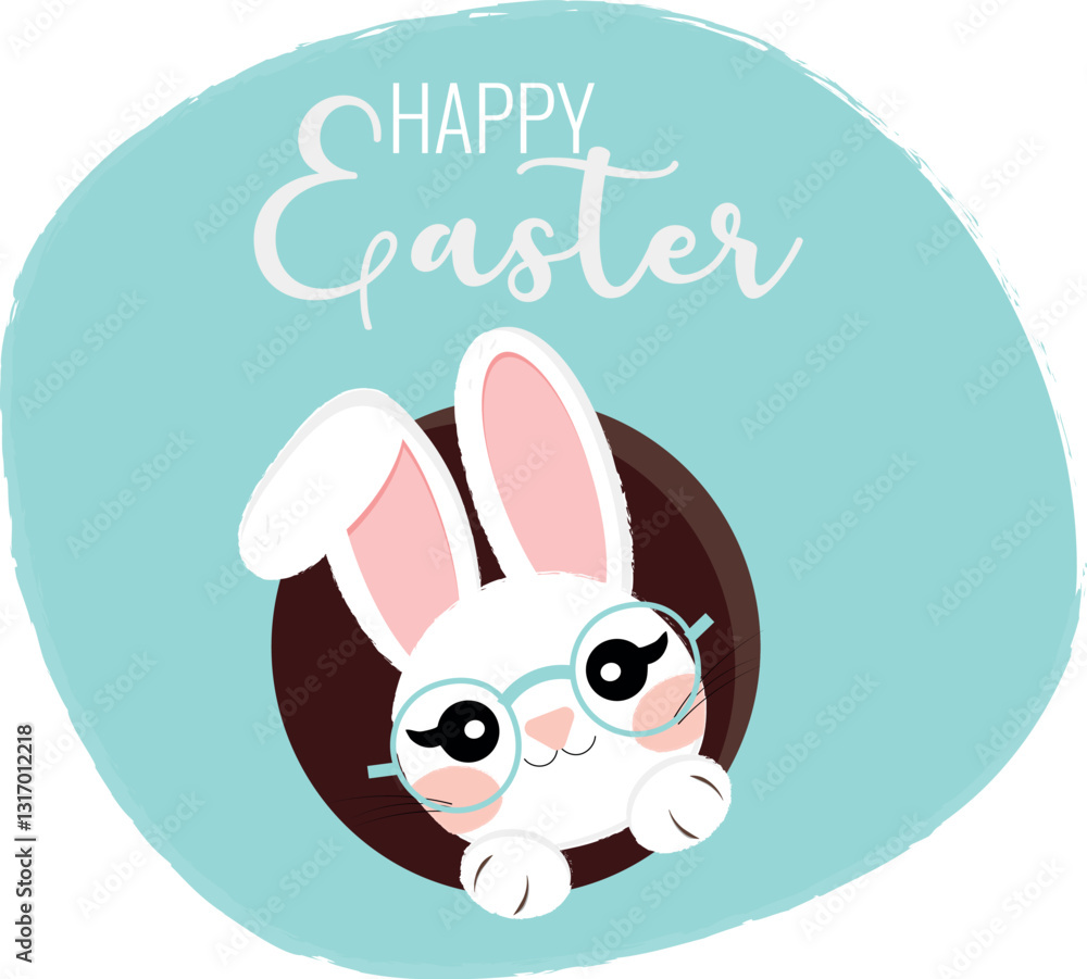 happy easter bunny, greeting card, transporent background happy easter bunny, greeting card, transporent background