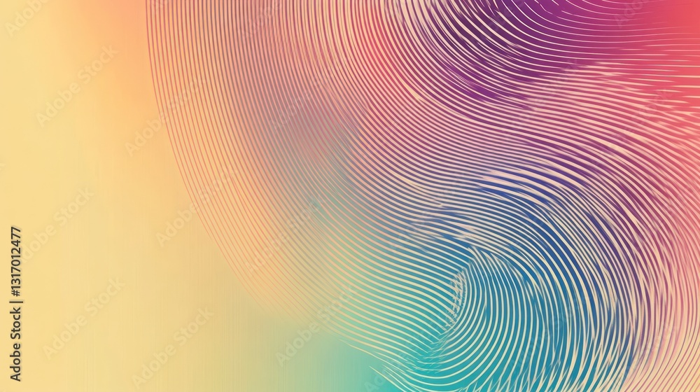 Abstract Swirling Lines: A Pastel Dream Abstract Swirling Lines: A Pastel Dream