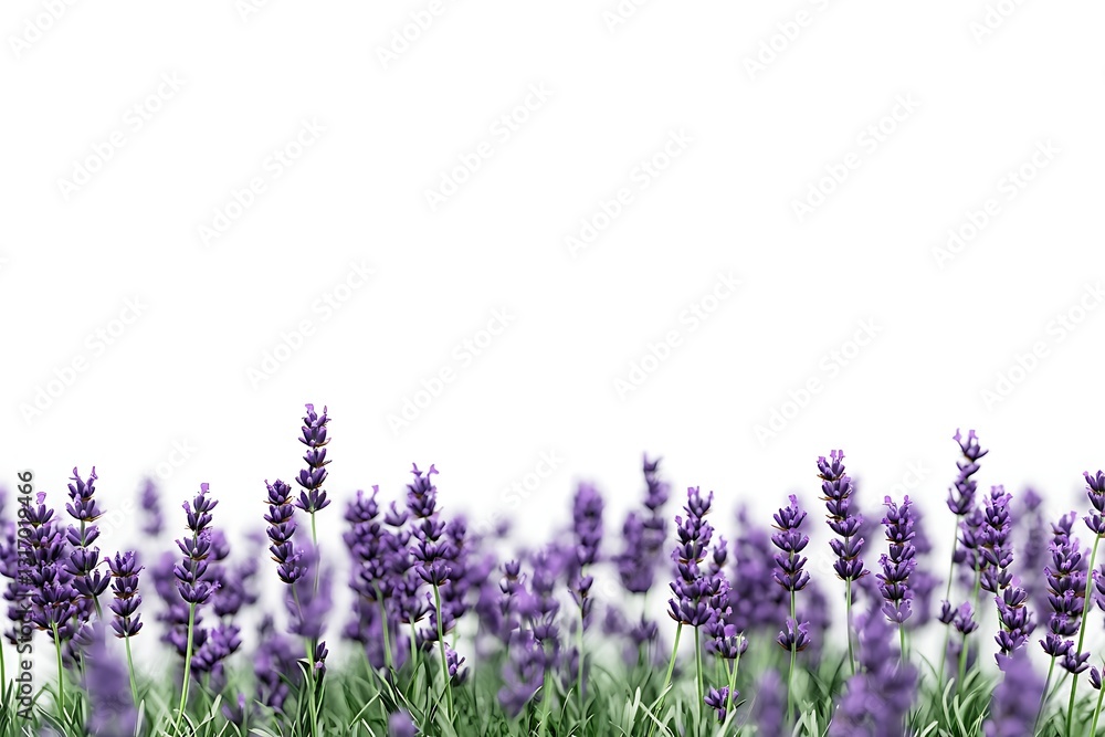 Naklejka premium Stunning Lavender Field in Full Bloom