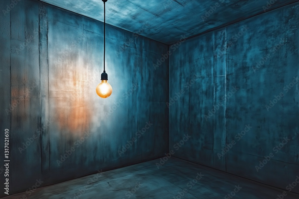 An empty and gloomy room