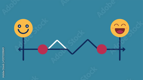 Heart Rate Monitor An illustration of a heart rate monitor with a fluctuating line crossing between a smiley face profit and a sad face loss representing the emotional highs and