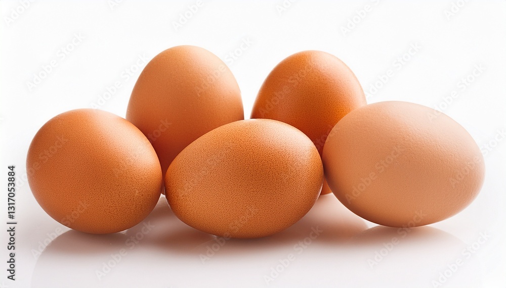 eggs on white background eggs on white background