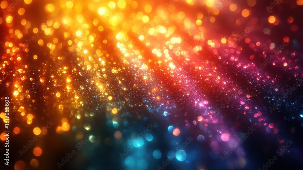 Fototapeta premium Abstract colorful background with lights 