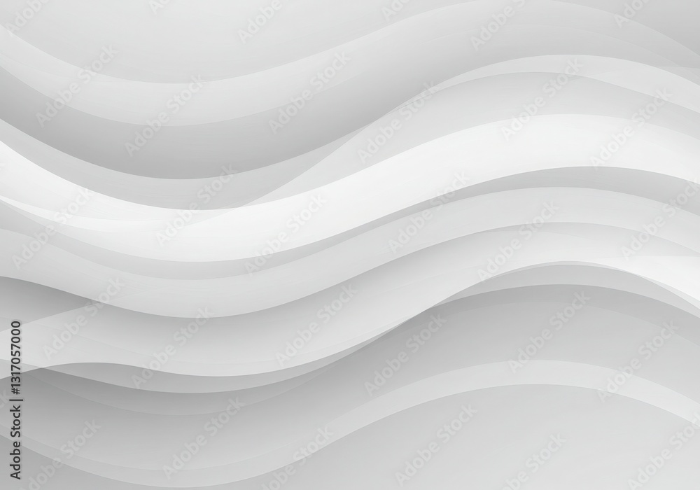 Obraz premium Abstract white background wave Design with Curves and Texture with cool background