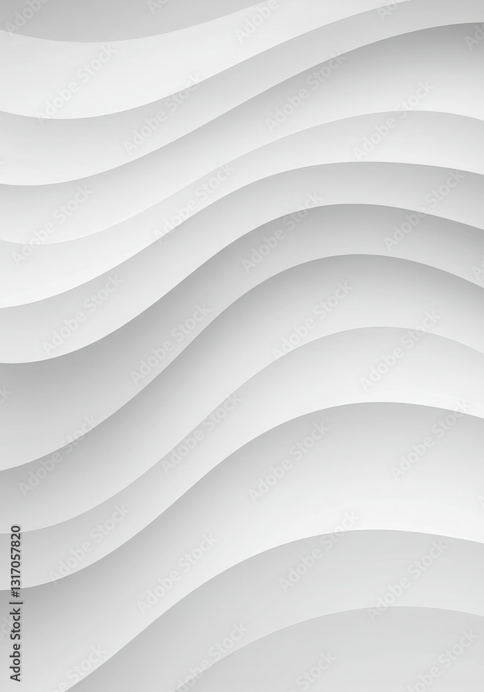 Fototapeta premium Abstract white background wave Design with Curves and Texture with cool background