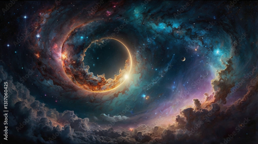 Obraz premium abstract space background