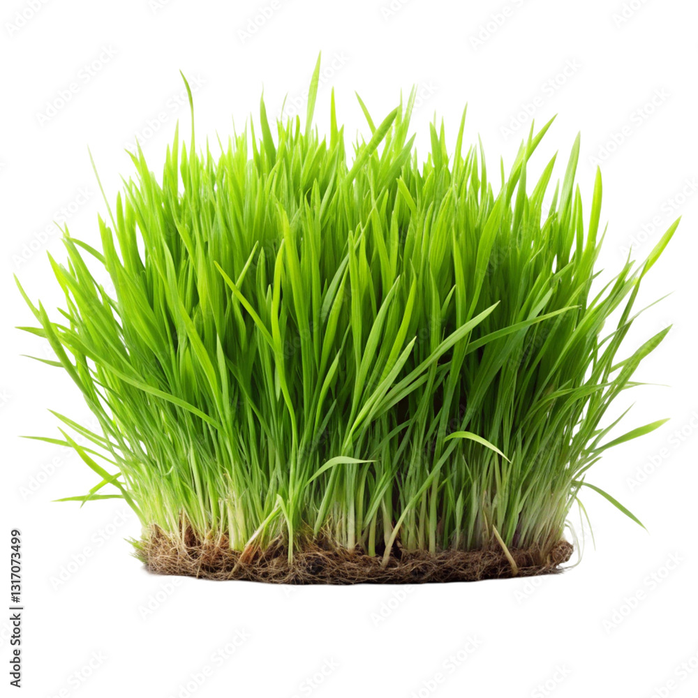 Obraz premium green grass isolated on white
