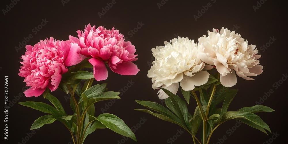 A captivating medium-close-up of a blush-toned peony blooms gracefully, with its delicate pale pink petals surrounding a softer pink heart, radiating softness and elegance A captivating medium-close-up of a blush-toned peony blooms gracefully, with its delicate pale pink petals surrounding a softer pink heart, radiating softness and elegance