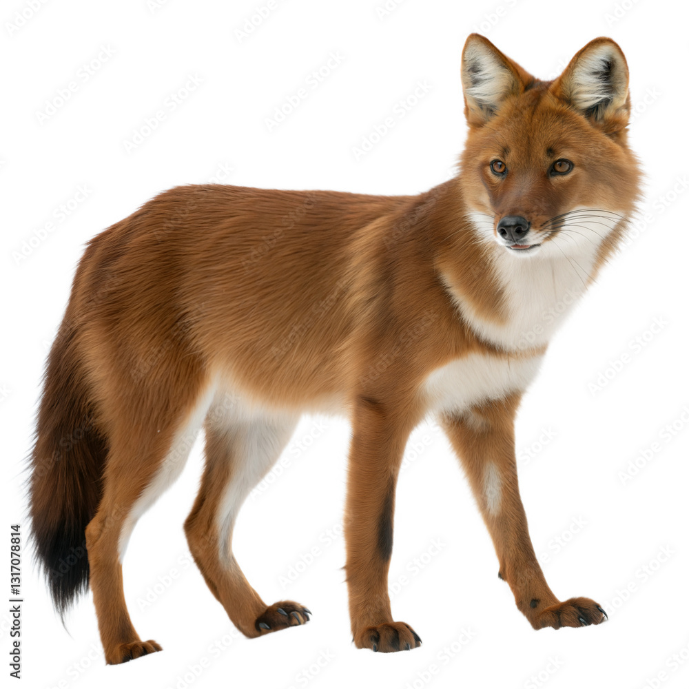 Fototapeta premium Dhole AI Generated Image